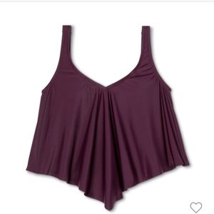 Women's Handkerchief Crop Tankini Top